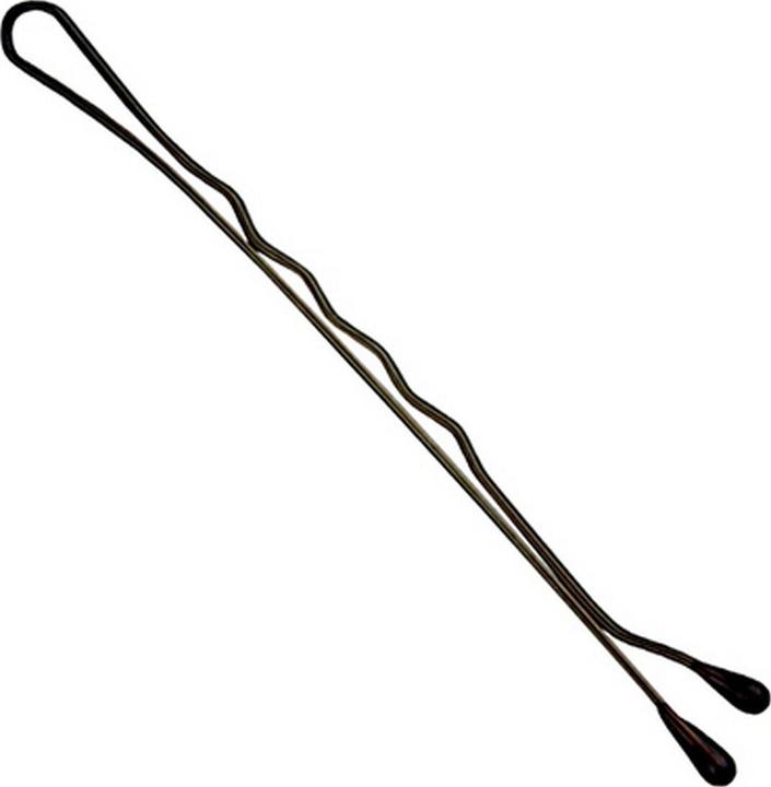Image du produit Caso Sabrina Ball Poignées de cheveux pointues ondulées noires 59mm (72 pcs)