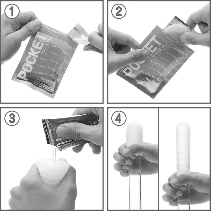 Actual product image Tenga Click Ball