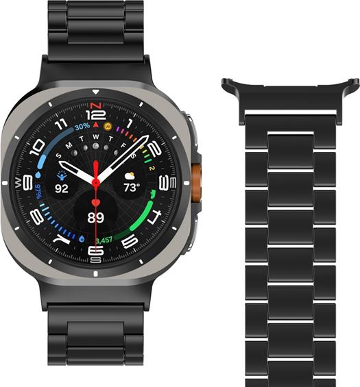 Image du produit Just in Case Titan-Armband Titan Strap Black (Titane)