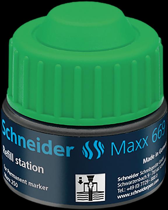 Produktbild Schneider Permanentmarker Refill-Station 669 grün (Nachfülleinheit, Grün)