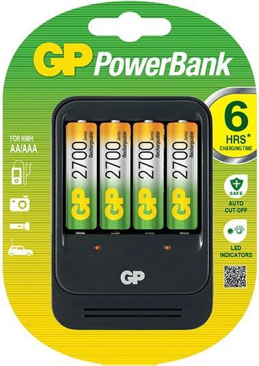 Produktbild GP Batteries ReCyko+ PB570 Smart Charger (4 Stk., AAA, AA, 2600 mAh, Ladegerät inkl. Akku)