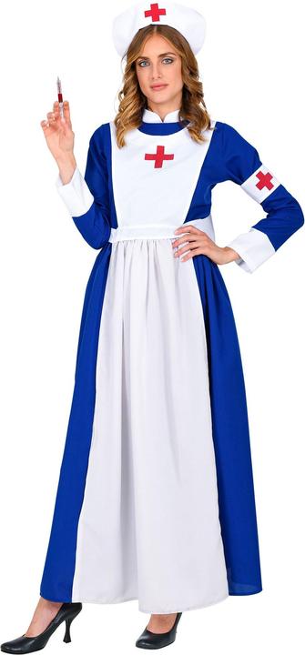 Actual product image Widmann RETRO KRANKENSCHWESTER (Kleid, Haube, Armbinde), M (M)