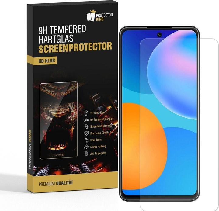 Actual product image Protectorking 3x real tempered 9H armoured glass 3D CLEAR (3 Piece, Huawei P Smart (2021))