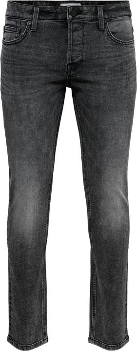 Only & Sons ONSWarp Grey Slim Fit Jeans (W30/L32)