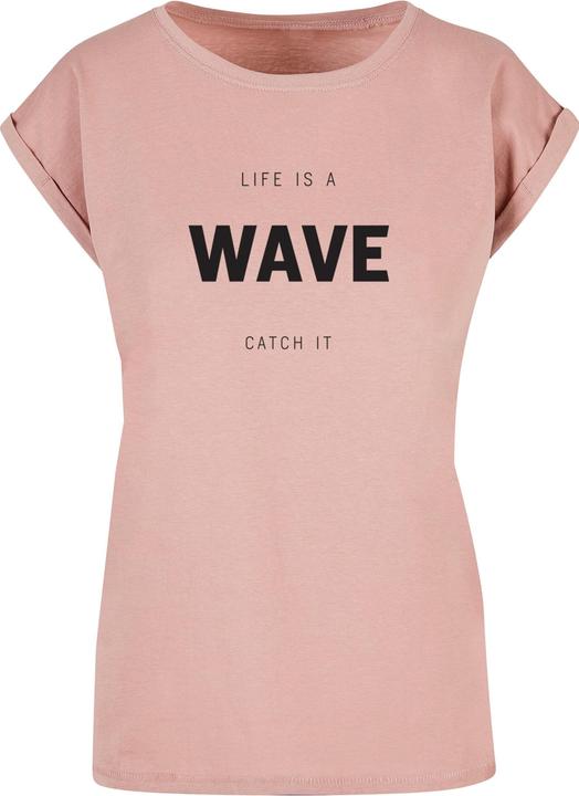 Merchcode Ladies Summer - Life is a wave T-Shirt - 118923 (L)