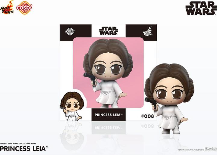 Image du produit Hot Toys Star Wars figurine Cosbi Princesse Leia 8 cm