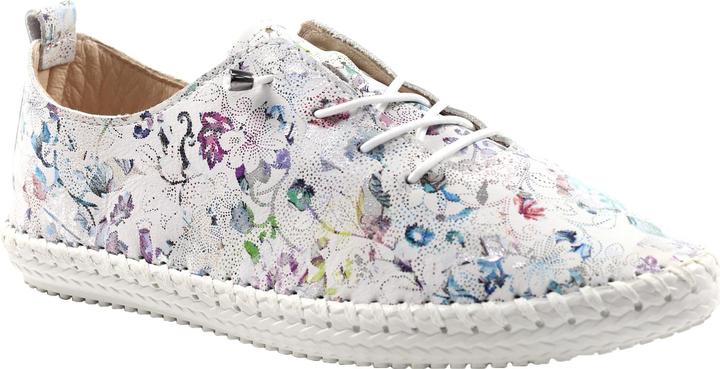 Lunar Leinenschuhe Exbury Floral Leder (40)