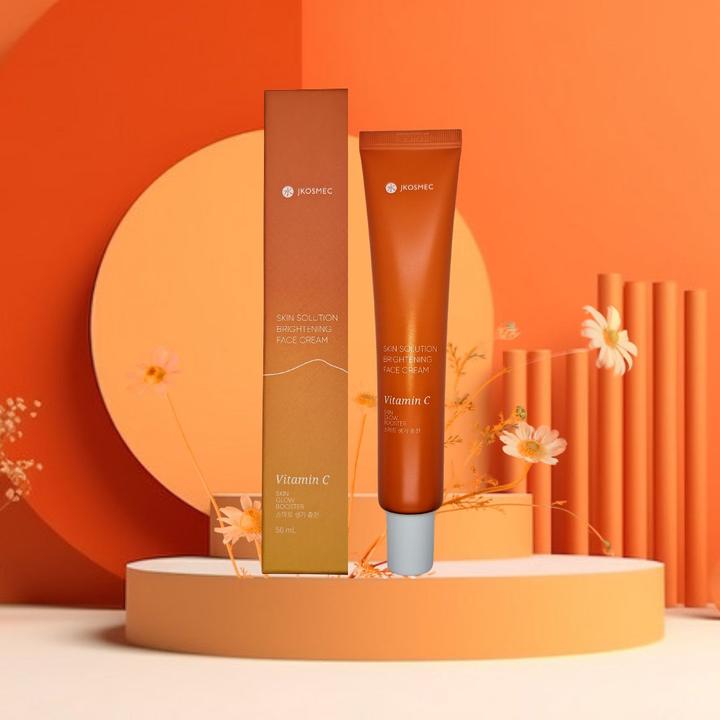 Actual product image JKosmec Skin Solution Vitamin C Face Cream (50 ml, Day cream)