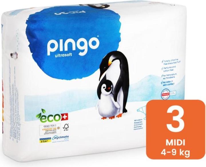 Actual product image Pingo Eco diapers (Size 3, Pack, 44 Piece)