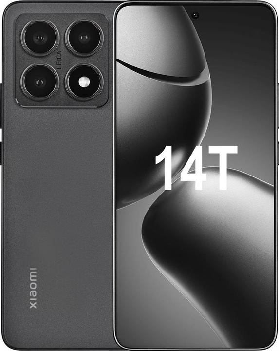 Actual product image Xiaomi 14T (256 GB, Titan Black, 6.67", Dual SIM, 50 Mpx, 5G)