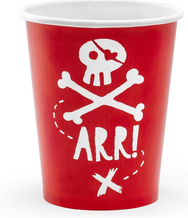 Produktbild Partydeco Becher Piraten (6St.) (6 x)