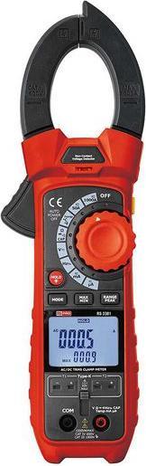 Produktbild Rs Pro Zangenmessgerät AC/DC-Stromzange CAT II, CAT III 600V ac / 1000A ac, 600V dc / 1000A dc, 500Ω (CAT III 600V, CAT II)