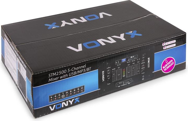 Actual product image Vonyx DJ mixer STM2500 (Line-mixer)