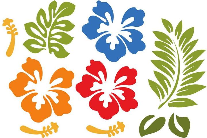 Produktbild Trenddeko Hibiskusblüten - - (60 x 40 cm, 80 x 54 cm, 100 x 67 cm)