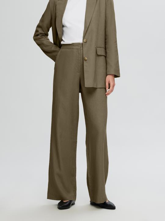 Actual product image Selected Femme Wide Fit Suit Trousers (36)