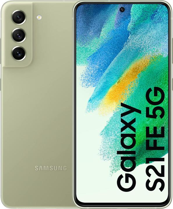 Samsung Galaxy S21 FE 5G (128 GB, Olive, 6.40", Dual SIM, 12 Mpx, 5G)
