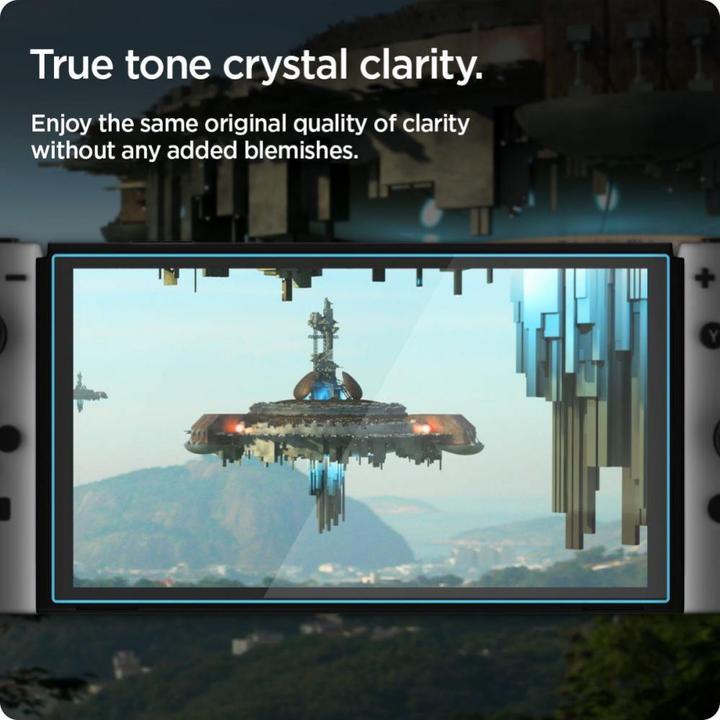 Produktbild Spigen szkło hartowane do Nintendo Switch OLED 2szt. (Switch)