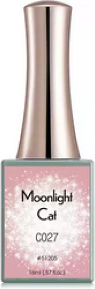 Immagine prodotto Canni Gellacquer Moonlight Cat C027 UV/LED (Glitter rosa pallido, Smalto per unghie effetto gel)