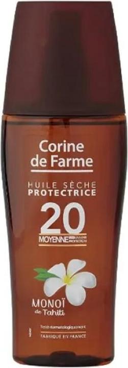 Image du produit Corine de Farme Huile sèche en spray 150ml (Huile solaire, SPF 20, 150 ml)