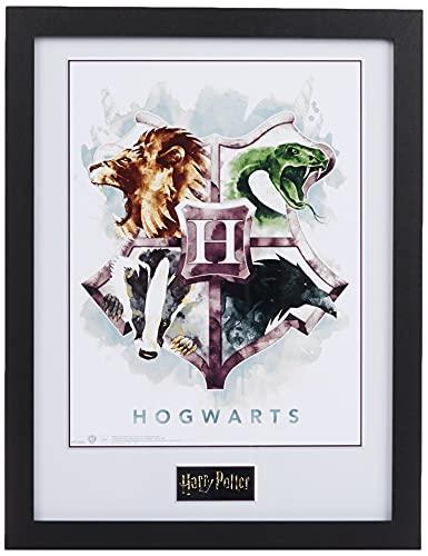 Produktbild GB Eye Framed Print Harry Potter : Hogwarts Water Colour (30 x 40 cm)