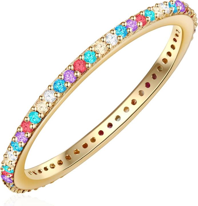 Immagine prodotto Glanzstücke München Donna Argento Cubico Zirconia Oro Giallo - 12110 (48, 925 Argento)