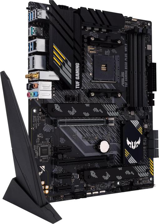 Actual product image ASUS TUF GAMING B550-PLUS WIFI II (AM4, AMD B550, ATX)