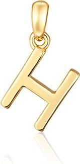 JVD Minimalist gold-plated letter "H" pendant SVLP0948XH2GO0H