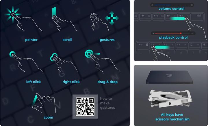 Actual product image Prestigio Click & Touch 2 (CH, Cable, Wireless)