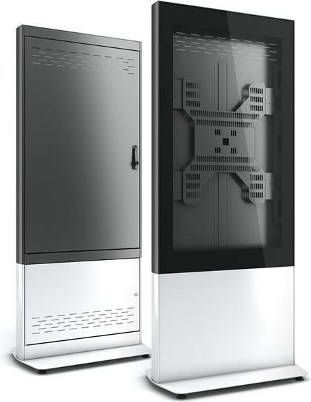 Actual product image DSS Indoor Stele Portrait, 55" screen, black