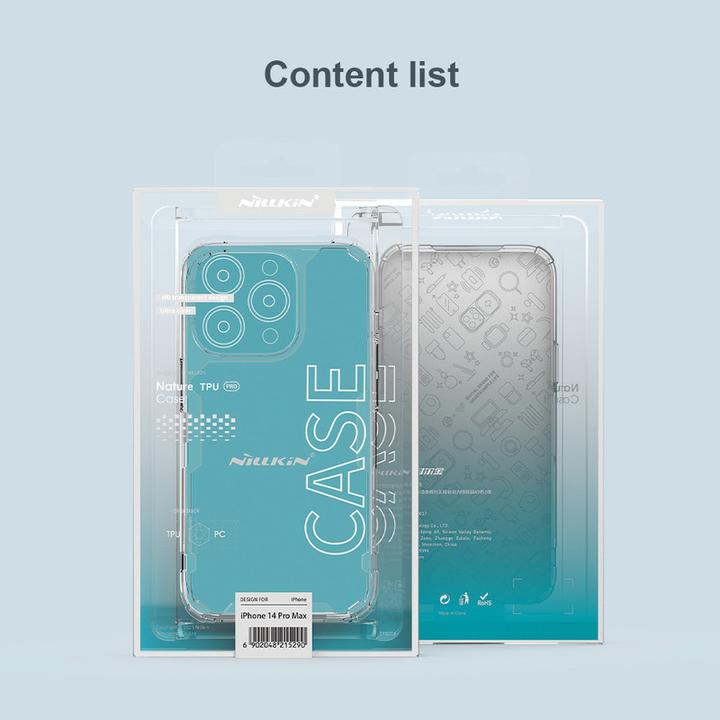 Actual product image Nillkin Nature Pro Soft Series (Apple iPhone 14 Pro Max)