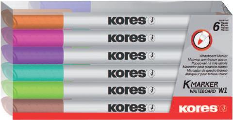 Image du produit Kores Kit pour tableau blanc Fine M228466 pièces1mm rond (Trié, 1 mm, 6 x)