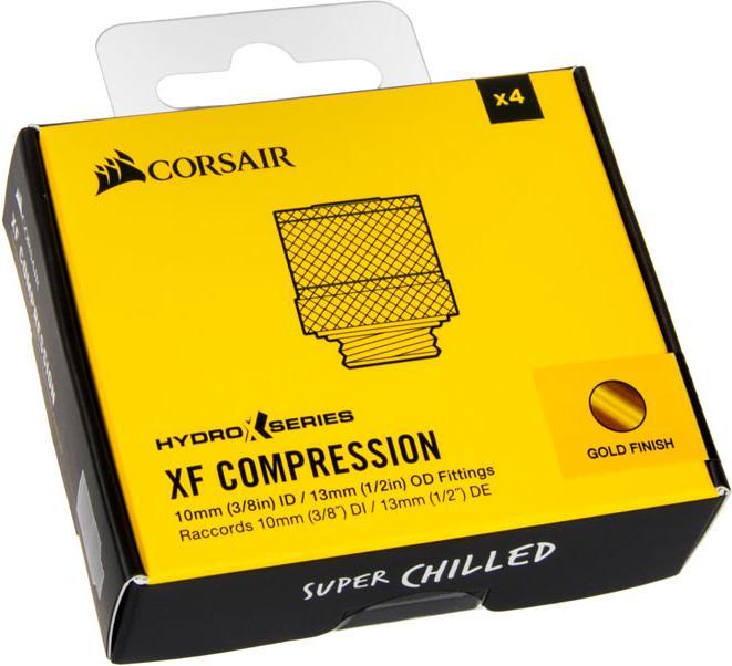 Produktbild Corsair Hydro X Series Fitting XF Softline 4-pack