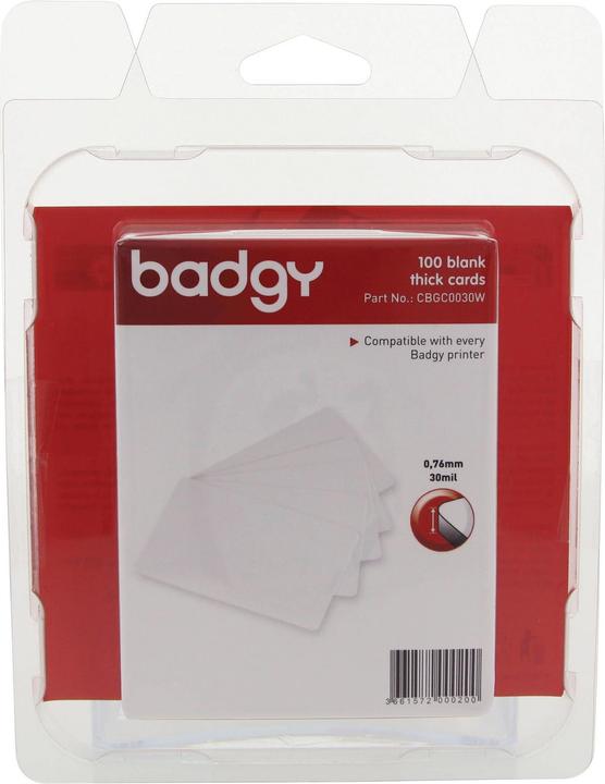 Image du produit Evolis Cartes vierges en PVC 100 pièces (100 pcs)