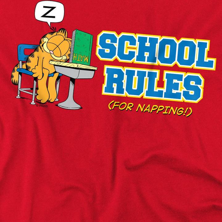Immagine prodotto Garfield School Rules Maglietta Uomo (4XL)
