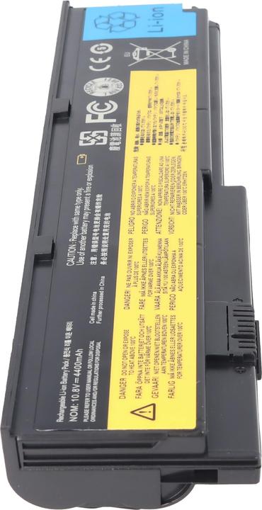 Produktbild AccuCell Akku passend für Lenovo ThinkPad X200, Li-Ion, 10,8V, 4400mAh, 47,5Wh, black (4400 mAh)