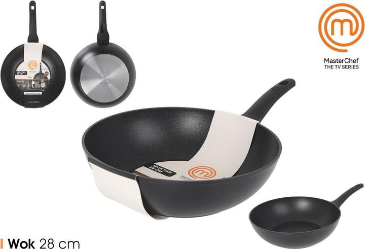 Image du produit Masterchef Wok Pfanne 28 cm (6 Stück) (28 cm, Wok)