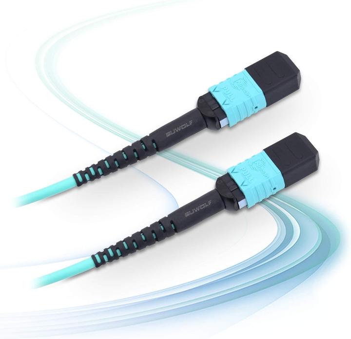 Produktbild Suwolf MPO zu MPO LWL Patchkabel (12 Fasern, Typ-B) (1 m)