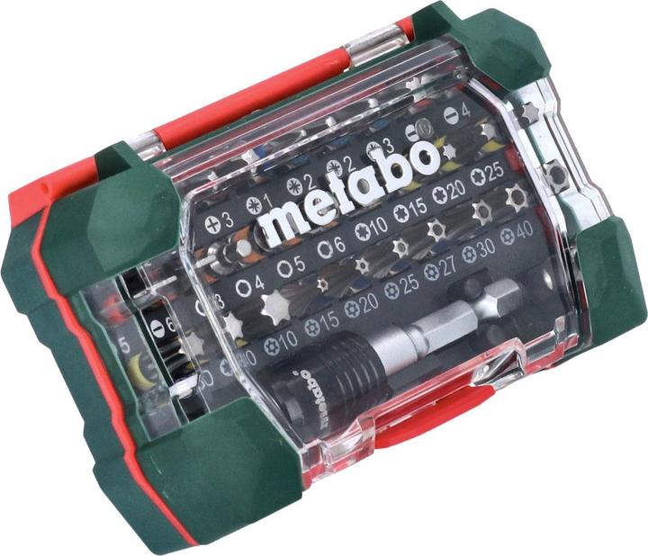 Actual product image Metabo Bit-Box "SP" (32 pieces) (Cross Phillips PH M1, Cross Phillips PH M2, Cross Pozidriv PZ M1, Cross Pozidriv PZ M2, Cross Phillips PH M3, Cross Pozidriv PZ M3)