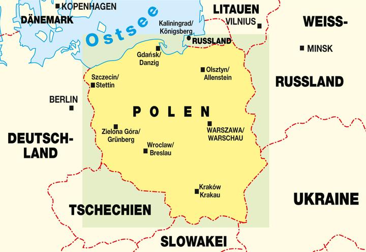 Produktbild Strassenkarte Polen