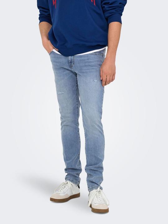Produktbild Only & Sons ONSLOOM Niedrige Taille Slim Fit Jeans Slim Fit Jeans (34)