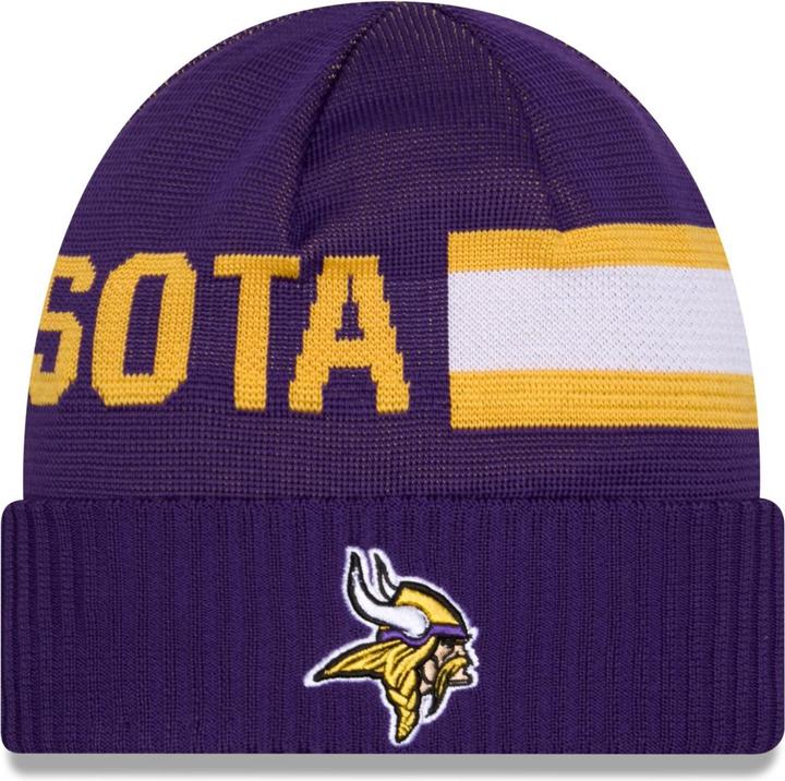 New Era NFL Sideline Tech Knit Mütze - Minnesota Vikings