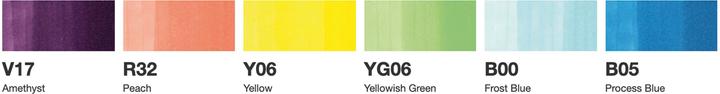 Produktbild Copic Brights (Mehrfarbig, 3 mm, 6 x)