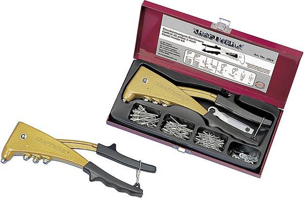 Immagine prodotto Kraftwerk Set di rivettatrici a mano (145 mm)