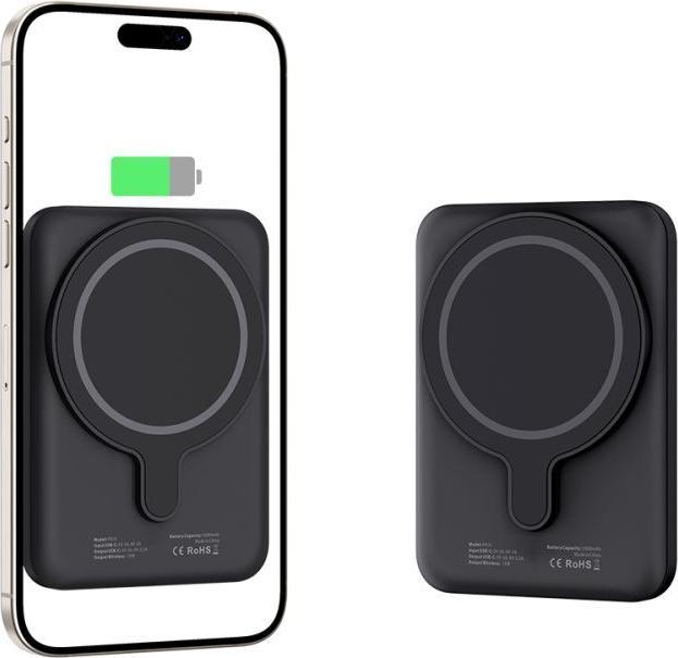 Produktbild Tech Powerbank technischer Schutz PB10 LifeMag 5000 mAh Schwarz (5000 mAh, 15 W)