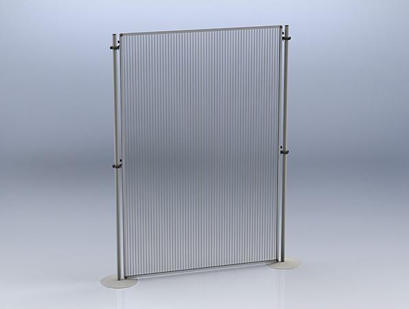 Immagine prodotto eurokraft basic Parete divisoria funzionale (1800 x 1200 mm)