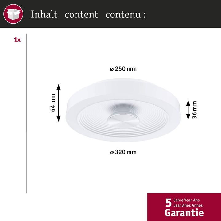 Actual product image Paulmann Volea ceiling light (2120 lm)