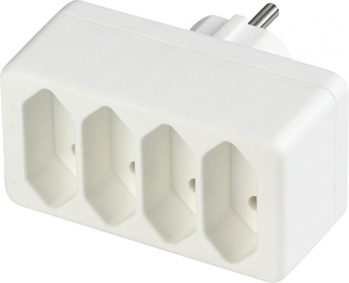 Produktbild REV Übergangsstecker 4-fach Eurosteckdosen (CEE 7/3, CEE 7/16, 4 x)