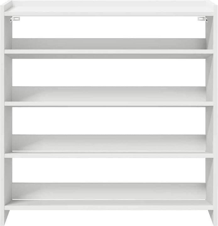 Actual product image VidaXL Shoe rack white 80x25x81 cm wood-based material