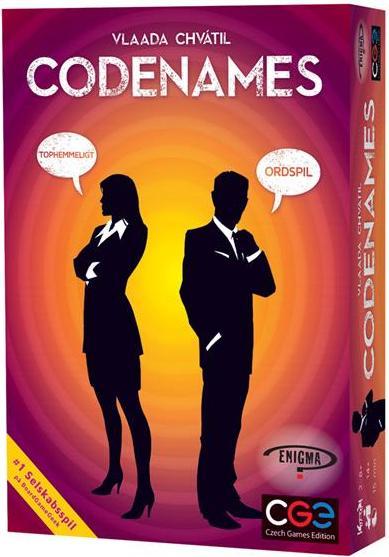 Enigma Codenames boardgame (Danish) (Danish)
