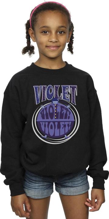 Produktbild Willy Wonka & the Chocolate Factory Violet Turning Violet Sweatshirt Mädchen (128)